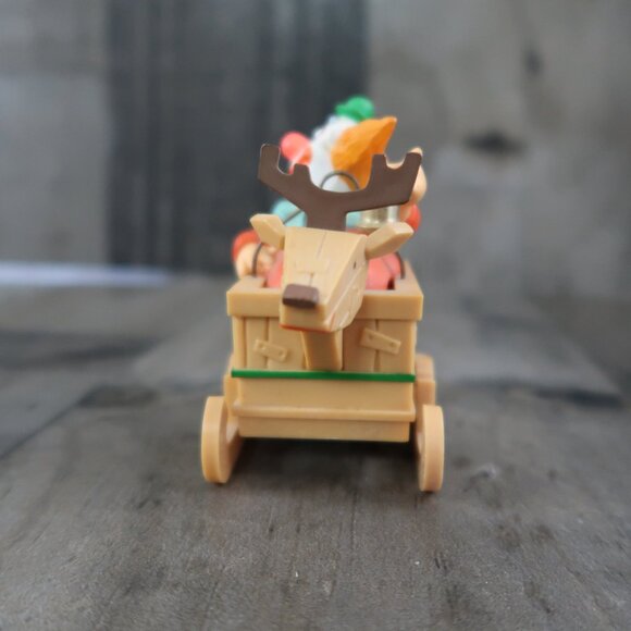 1988 Hallmark Keepsake Ornament Jingle Bells Clown Reindeer Musical Christmas - Picture 3 of 6